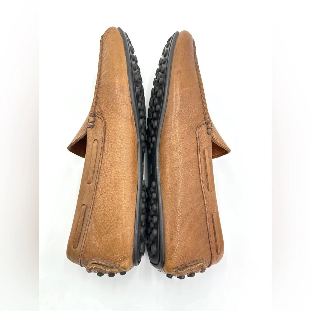 Frye Lewis Venetian Brown‎ Leather Driving Loafers Size 12